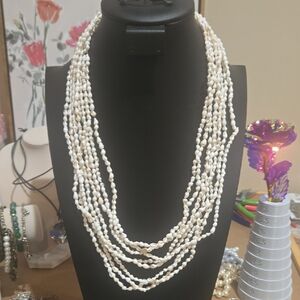 Elegant Multi-Strand Nassa Shell Necklace